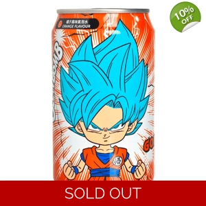 Ocean Bomb Dragon Ball Z Goku Orange Flavour Sparkling Water 330ml Can